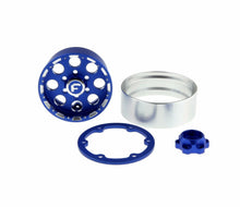 Load image into Gallery viewer, GDS Racing Four 1.9&quot; Blue Alloy Beadlock Wheel Rim Wide 1&quot; for RC Model #093BL