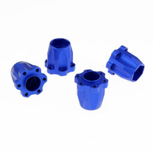 Load image into Gallery viewer, GDS 12mm Hex Hub Set, 23mm Height Blue for GDS Racing 1.9&quot; and 2.2&quot; Alloy Wheels